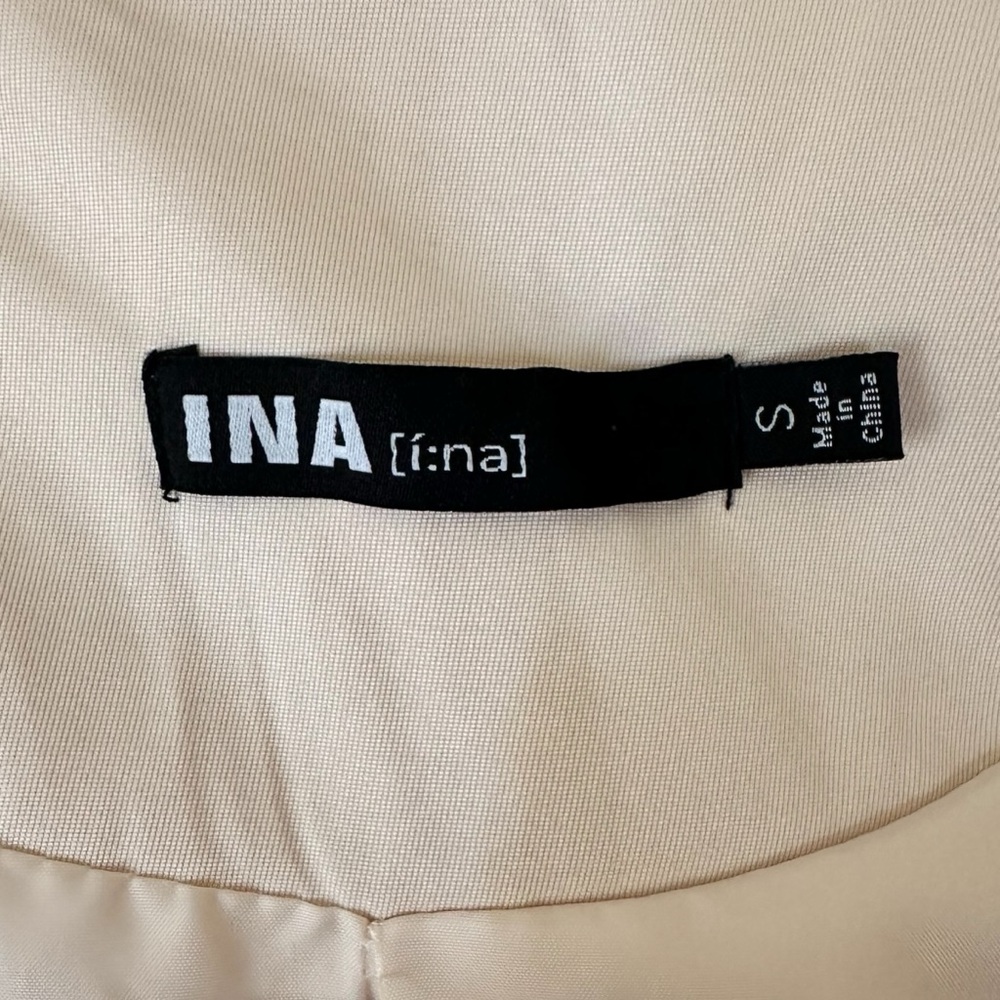 Ina “Lucy Trench” Double-Breasted Trench Coat Size Small - Picture 8 of 8